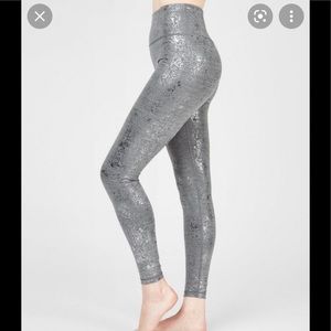 Sweaty Betty foil tight. Full length. Small.
